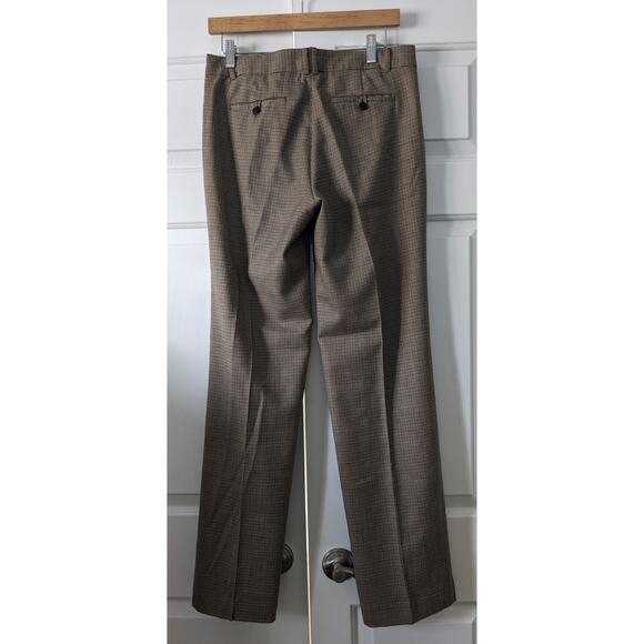 J. Crew Brown Herringbone Wool Favorite Fit Pants - Picture 5 of 5